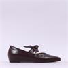 Wonders Triana Hidden Wedge Bow Pump - Brown Leather
